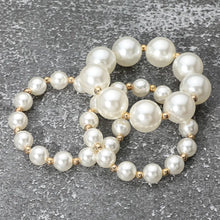3PCS - Pearl Beaded Stretch Bracelets