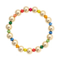 Statement Ball Bead Bracelet-mix colors