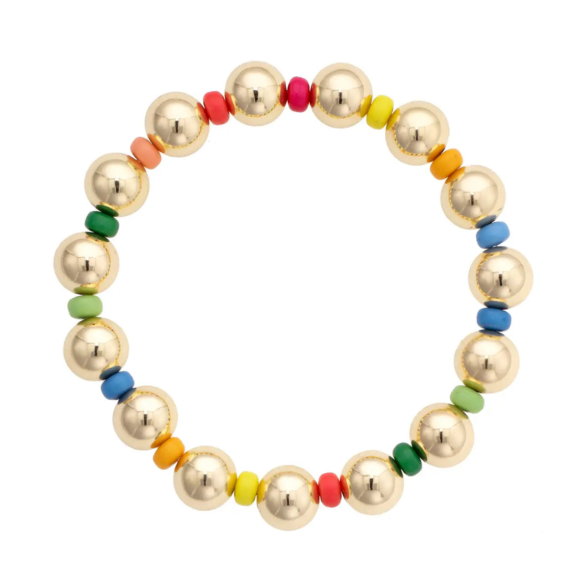 Statement Ball Bead Bracelet-mix colors