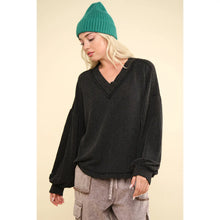 Two tone oversize ribbed top. Best seller. I’m wearing the small