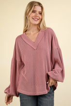 Two tone oversize ribbed top. Best seller. I’m wearing the small