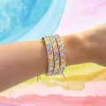 Peach tones Glimmer Bracelet-sold single