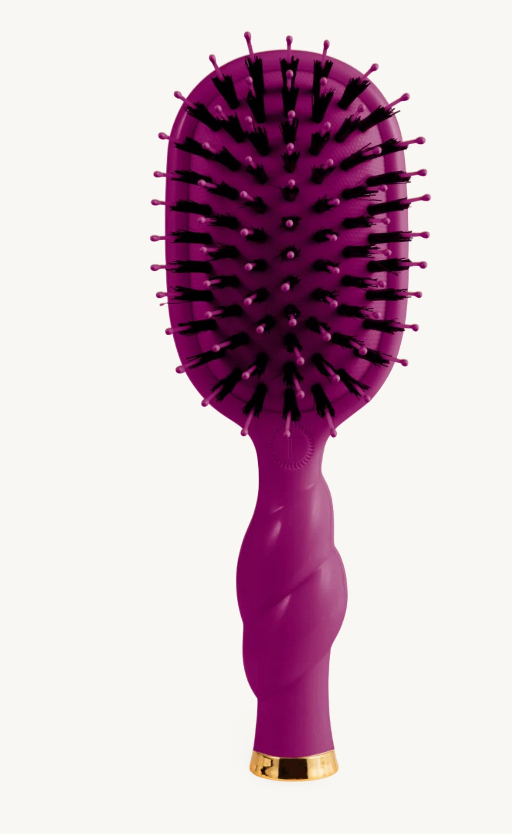 Mini Boar Bristle Hair Brush - MulberryHairbrush