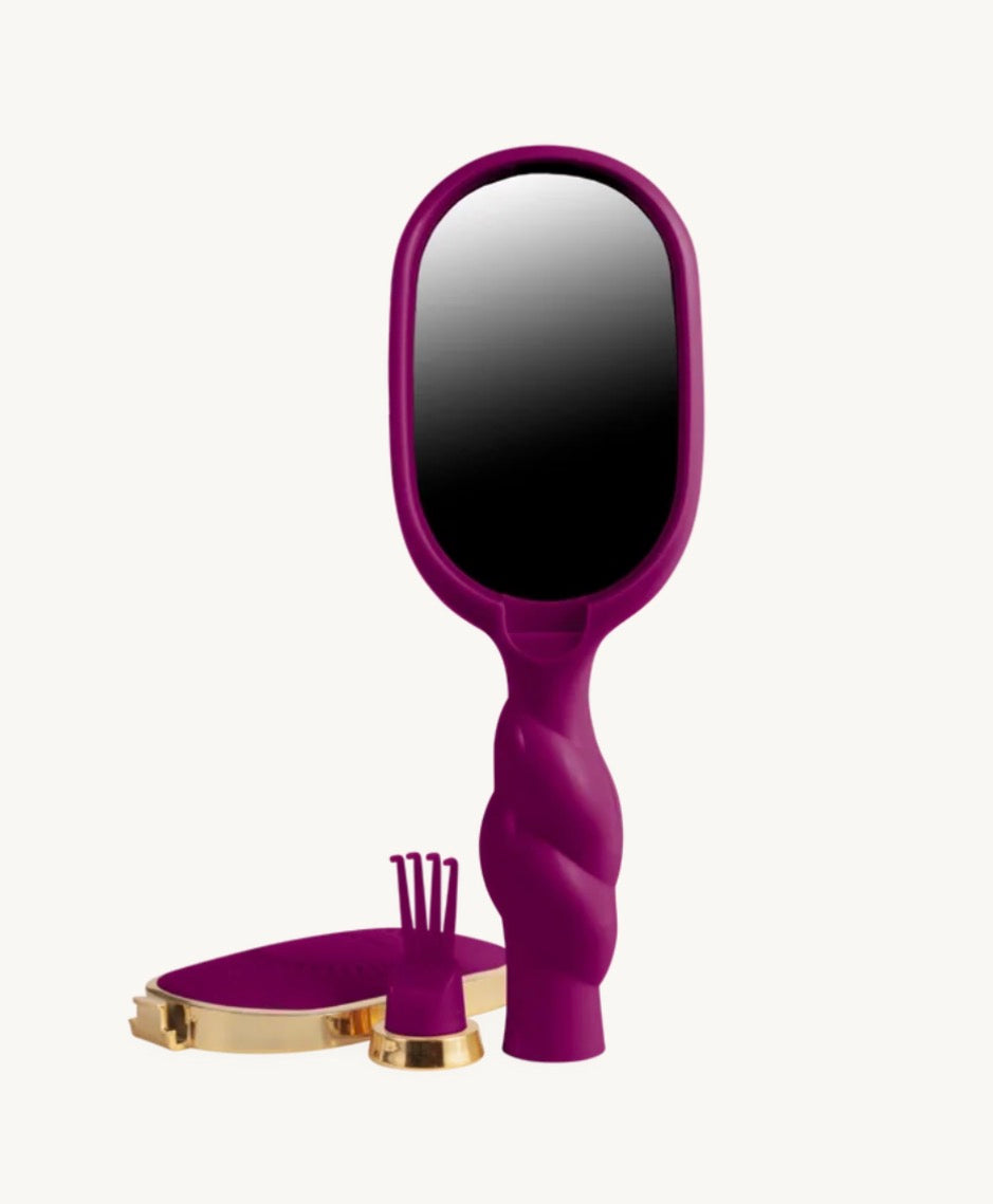 Mini Boar Bristle Hair Brush - MulberryHairbrush
