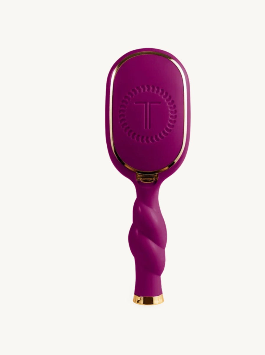 Mini Boar Bristle Hair Brush - MulberryHairbrush