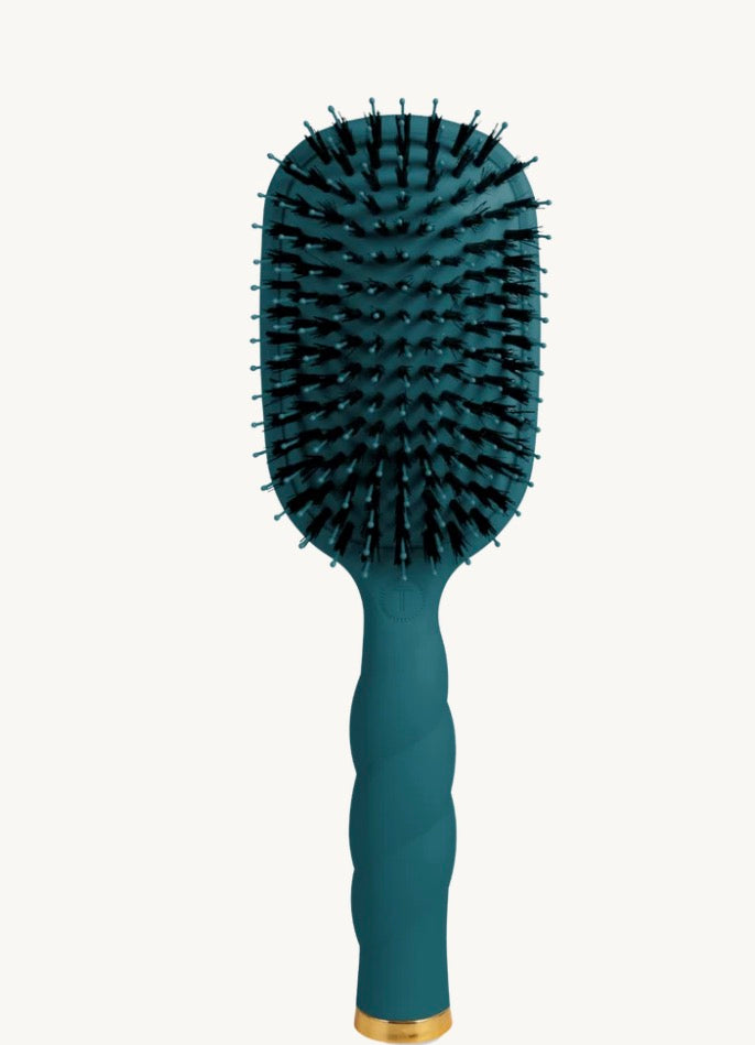 Boar Bristle Hair Brush - Teal With ItHairbrush