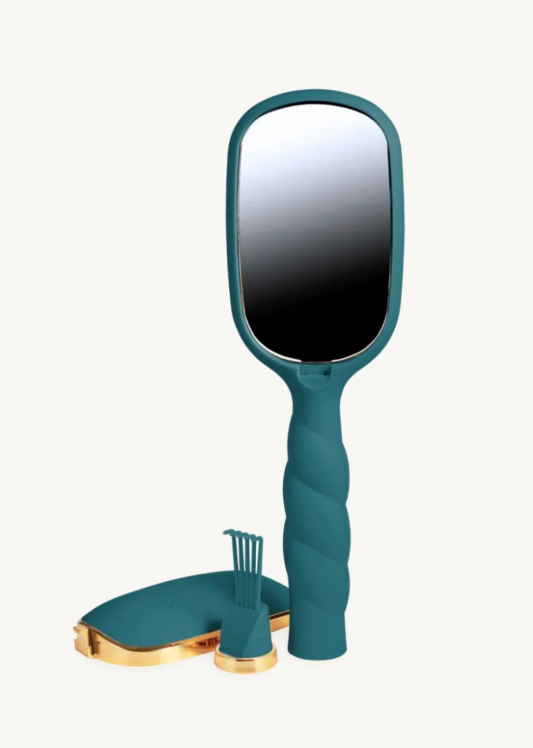 Boar Bristle Hair Brush - Teal With ItHairbrush