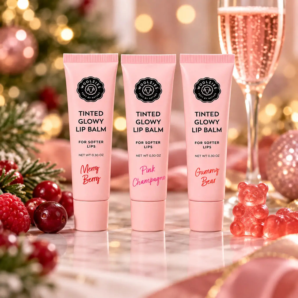 Tinted glowy lip balm