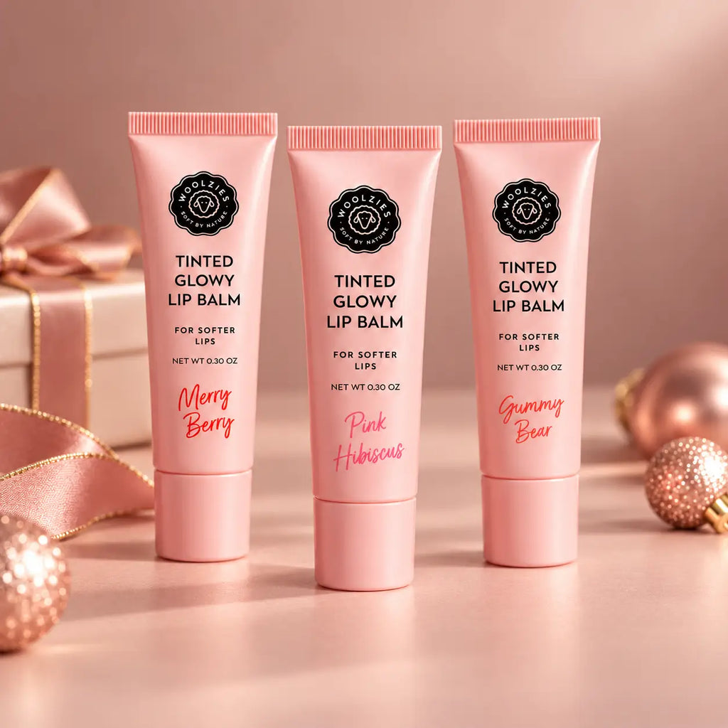 Tinted glowy lip balm