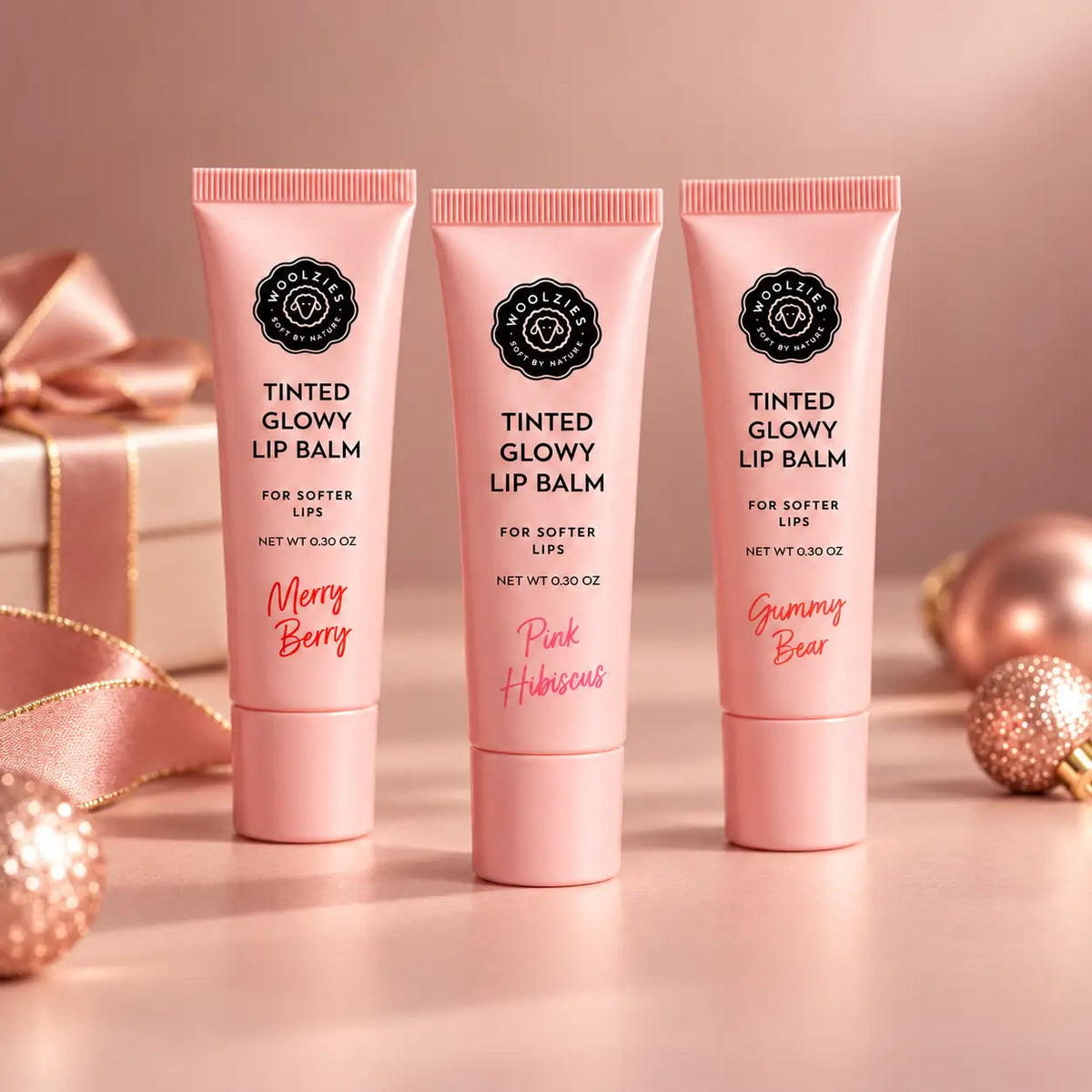 Tinted glowy lip balm